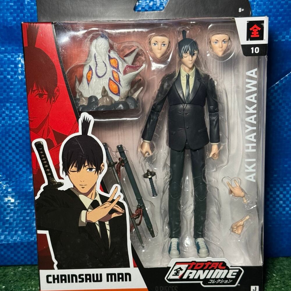 Jazewares Total Anime 10 Chainsaw Man Aki Hayakawa Action Figure